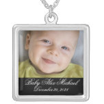 Baby Photo Gift Necklace - w/ Horizontal Photo
