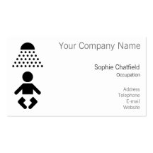 Baby shower business card templates