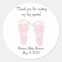 Baby Shower Favour Stickers