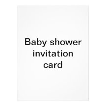 baby shower invitation card