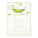Baby Shower Invitation - Neutral Pea in a Pod