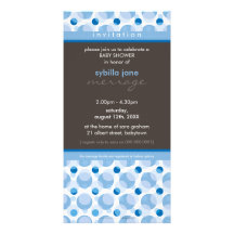 BABY SHOWER INVITES :: hello baby 6 Photo Card Template