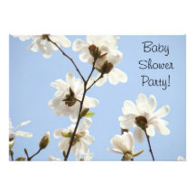 Baby Shower Party! Honouring Mum invitations Flowe