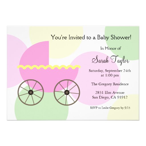Baby Shower Personalized Invitations