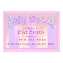 Baby Shower Personalized Invite