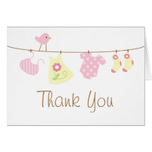Baby Shower Thank You Cards