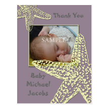 Baby Shower Thank you postcards insert your photos