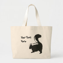 Baby Skunk Tote Canvas Bag