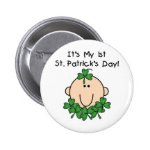 Baby St. Patrick's Day Buttons
