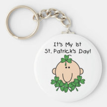 Baby St. Patrick's Day Keychain