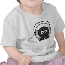 Baby  Tee with Sheep Print