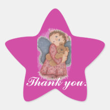 baby  thank you sticker