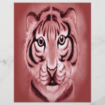 *Baby Tiger Cub* portrait Design Personalized Flyer