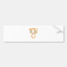 Baby Tiger - My Conservation Park Bumper Stickers