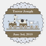 Baby Train Personalised Sticker