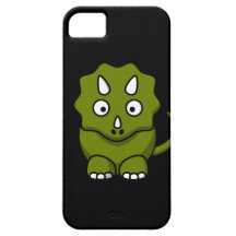 Baby Triceratops Dinosaur iPhone 5 Case Black