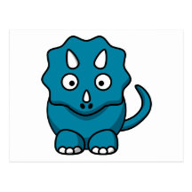 Baby Triceratops Postcard