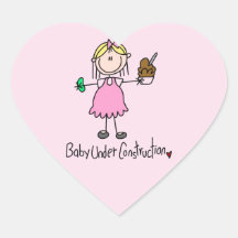 Baby Under Construction T-shirts and Gifts Stickers
