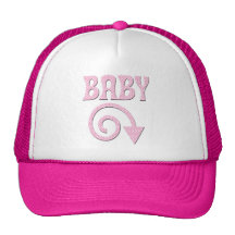 BABY WITH DOWN ARROW MATERNITY DESIGN HAT
