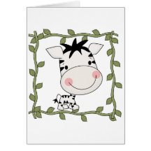 Baby Zebra T-shirts and Gifts Cards