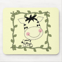 Baby Zebra T-shirts and Gifts Mouse Pad