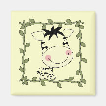 Baby Zebra T-shirts and Gifts Refrigerator Magnet
