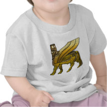 Babylonian Winged Bull Lamassu Tshirt