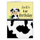 BabyMoo Name Birthday Card