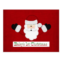 Babys 1st Christmas Postcards