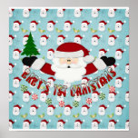 Babys 1st Christmas Poster