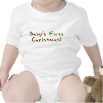 Baby's 1st Christmas t-shirts