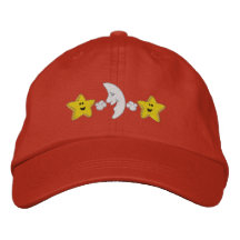 Baby's Bedtime Embroidered Hat