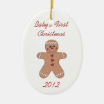 Baby's First Christmas Gingerbread Boy Ornament