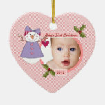 Baby's First Christmas Personalised Ornament