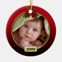 Baby's First Christmas Photo Frame Ornament
