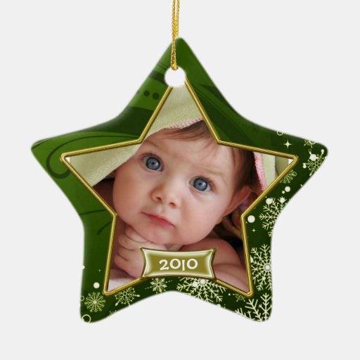 Baby's First Christmas Photo Frame Christmas Tree Ornament