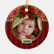 Baby's First Christmas Photo Frame Ornaments