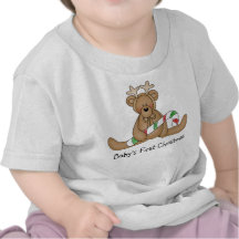 Baby's first Christmas t-shirt