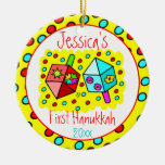 Baby's First Hanukkah - TWO-SIDED Christmas Tree Ornament