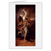 Baccantin By Bernhard Rode Greeting Card
