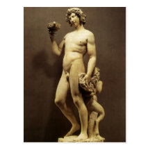Bacchus by Michelangelo Post Cards