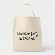 Bachelor Party In Progress Canvas Bags