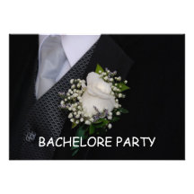 Bachelor Party Personalized Announcements