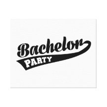 Bachelor Party Stretched Canvas Print