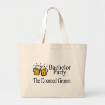 Bachelor Party The Doomed Groom Tote Bags