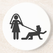 Bachelor party Wedding slave Drink Coaster