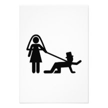Bachelor party Wedding slave Personalized Announcement