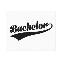 Bachelor Stretched Canvas Print