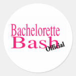 Bachelorette Bash (Official) Round Stickers