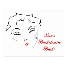Bachelorette Bash Postcard
